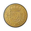 1715 Tricentennial 8 Escudos Royal Round Rug