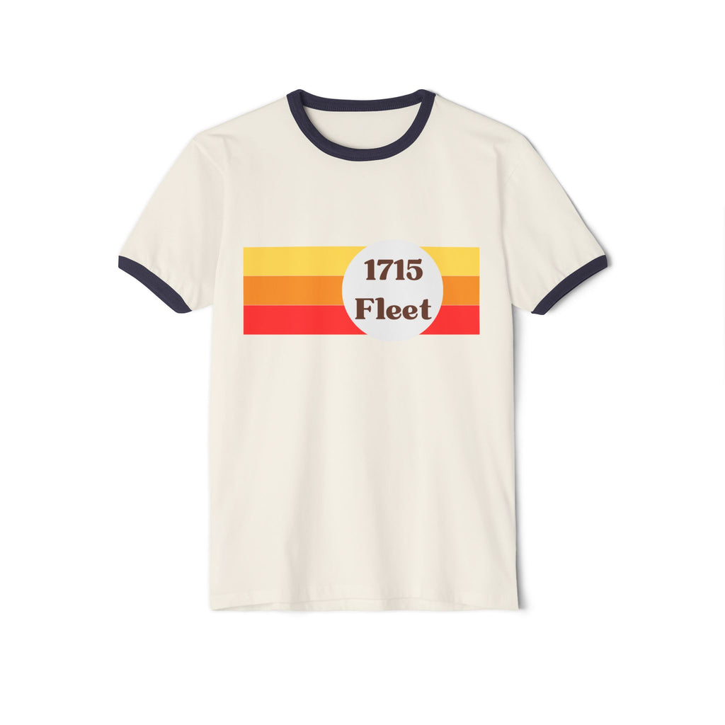 Retro 1715 Fleet Unisex Cotton Ringer T-Shirt