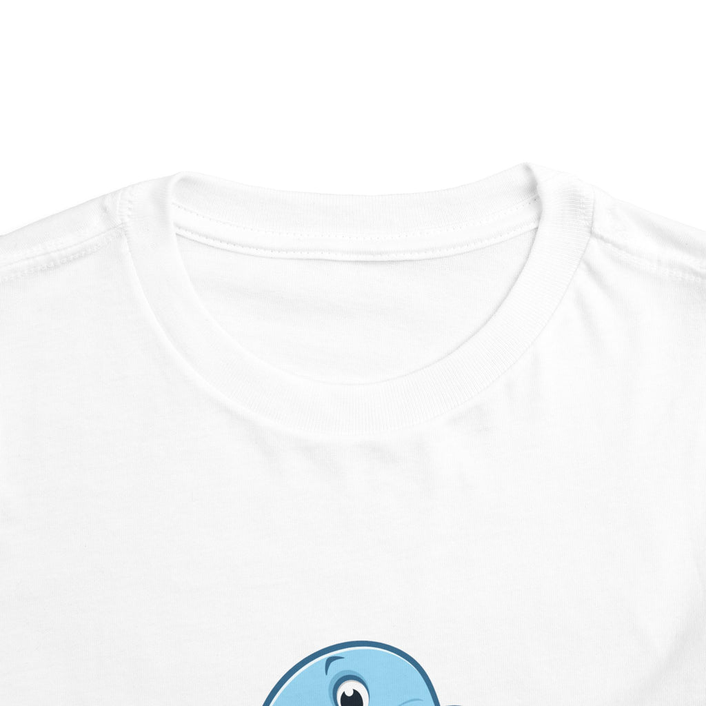 Cute Gold Grabbing Porpoise Toddler Tee