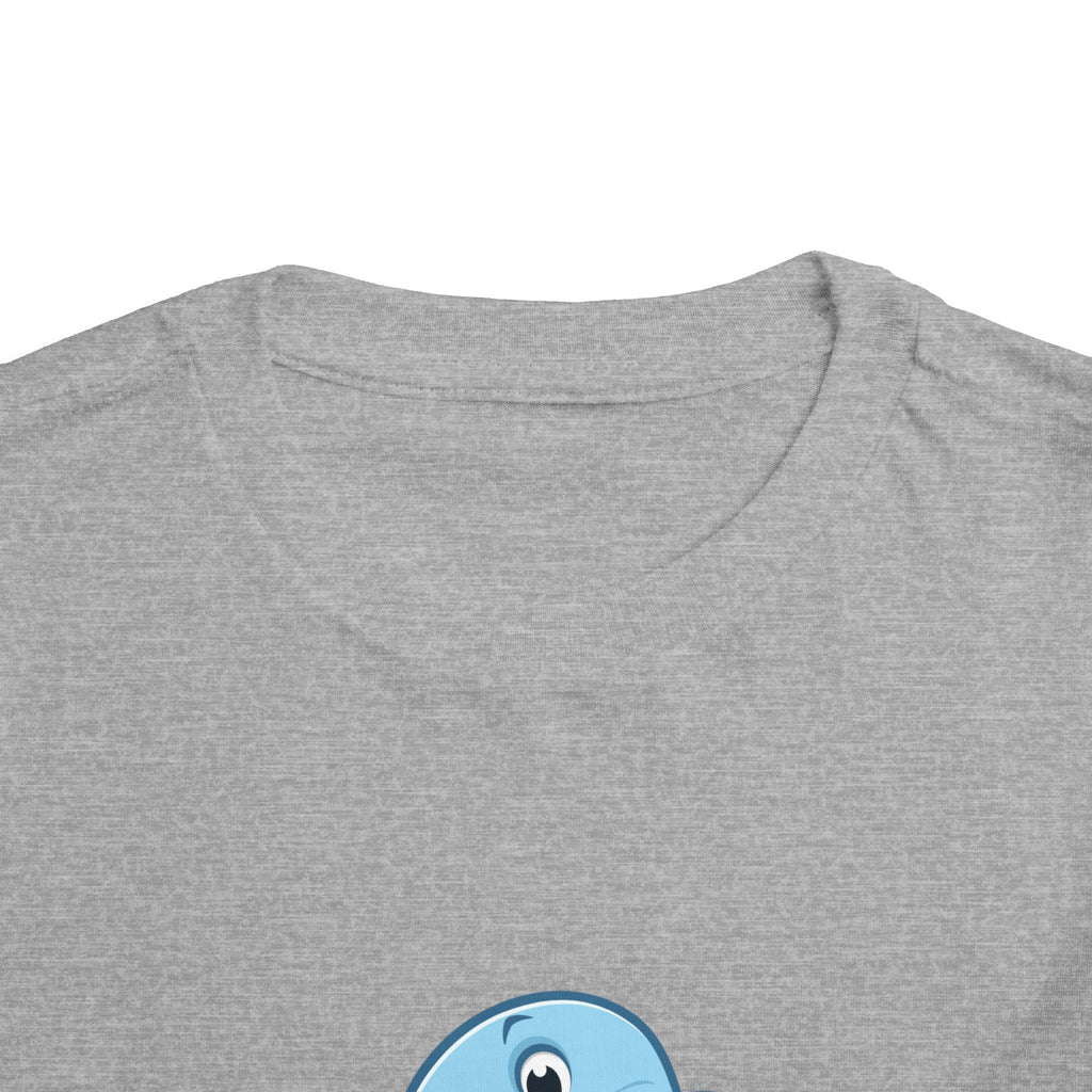 Cute Gold Grabbing Porpoise Toddler Tee