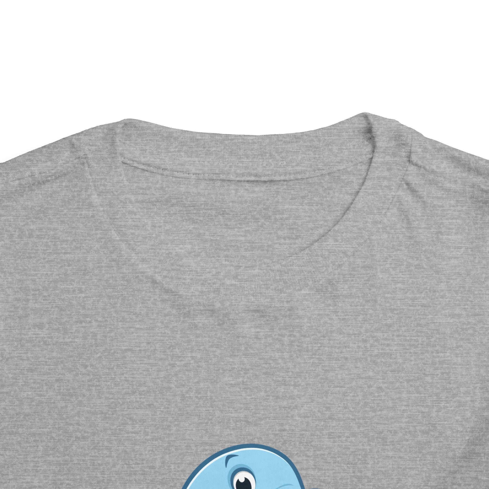 Cute Gold Grabbing Porpoise Toddler Tee