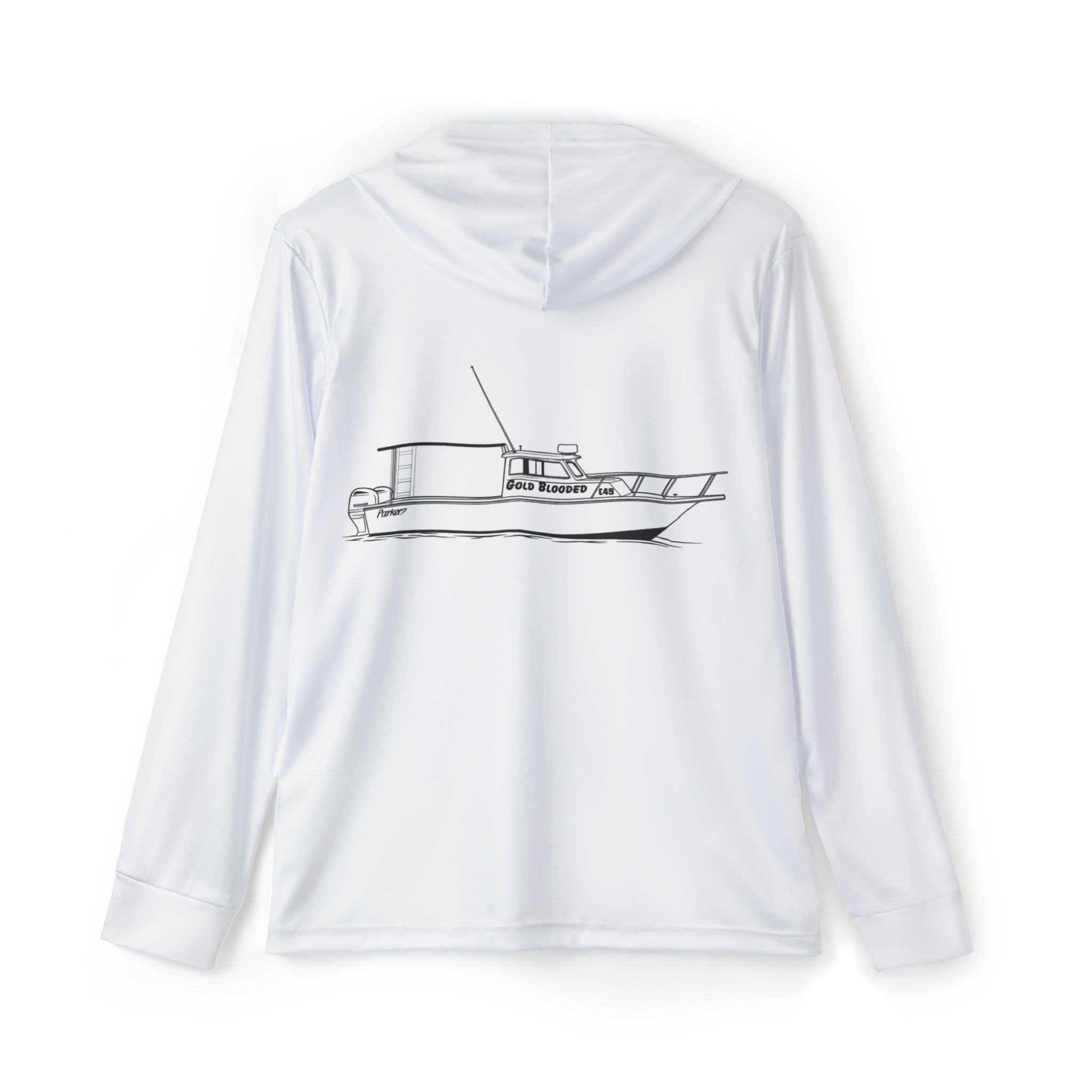 Official C-49 Gold Blooded Crew Rash Guard Hoodie - Lightweight Activewear