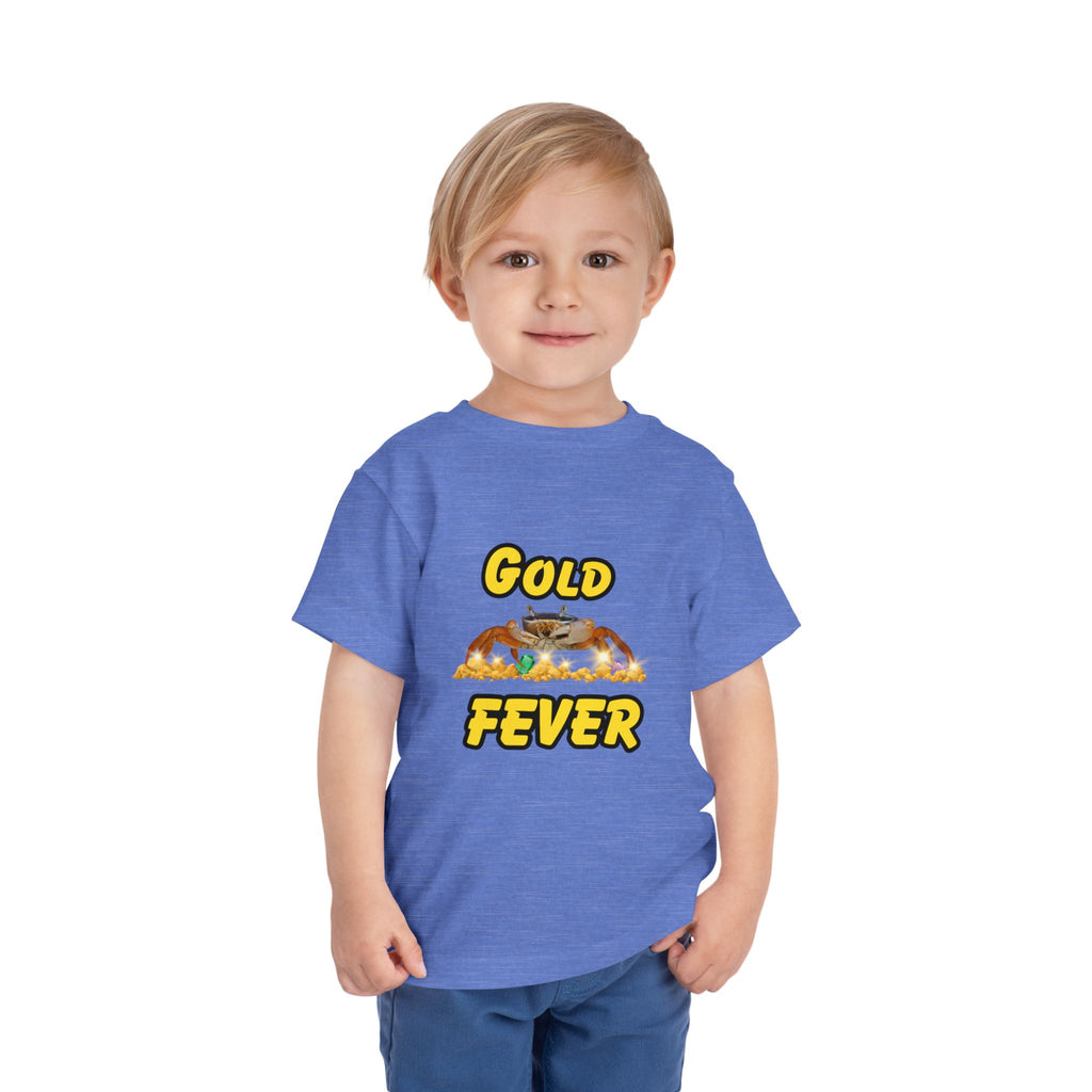 Gold Fever Toddler Tee, Fun Kids T-Shirt, Gift for Little Adventurers, Birthday Present, Gold Rush Theme Shirt, Casual Playwear