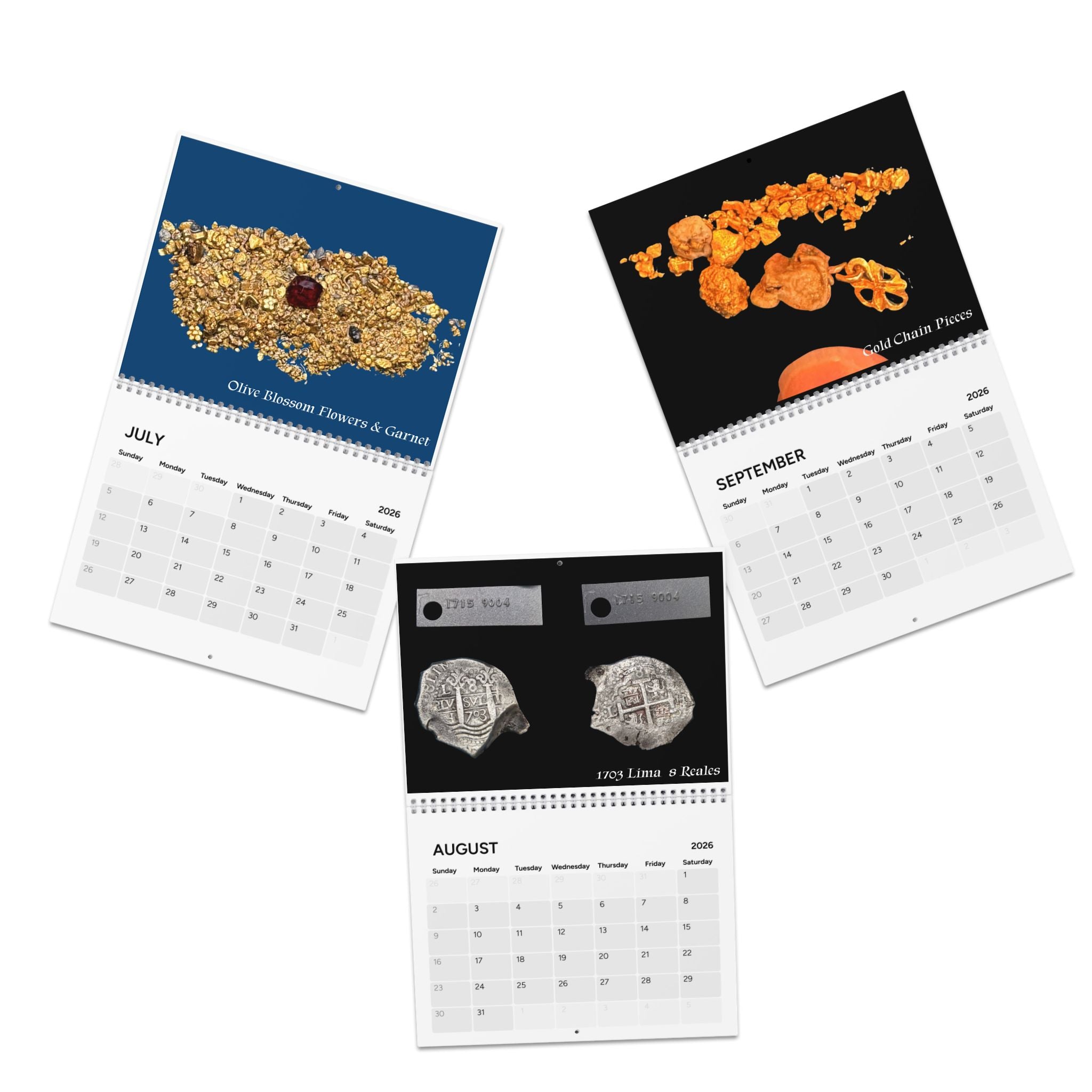 1715 Fleet - Queens Jewels Official Wall Calendar 2026 – Featuring 2025 Discoveries