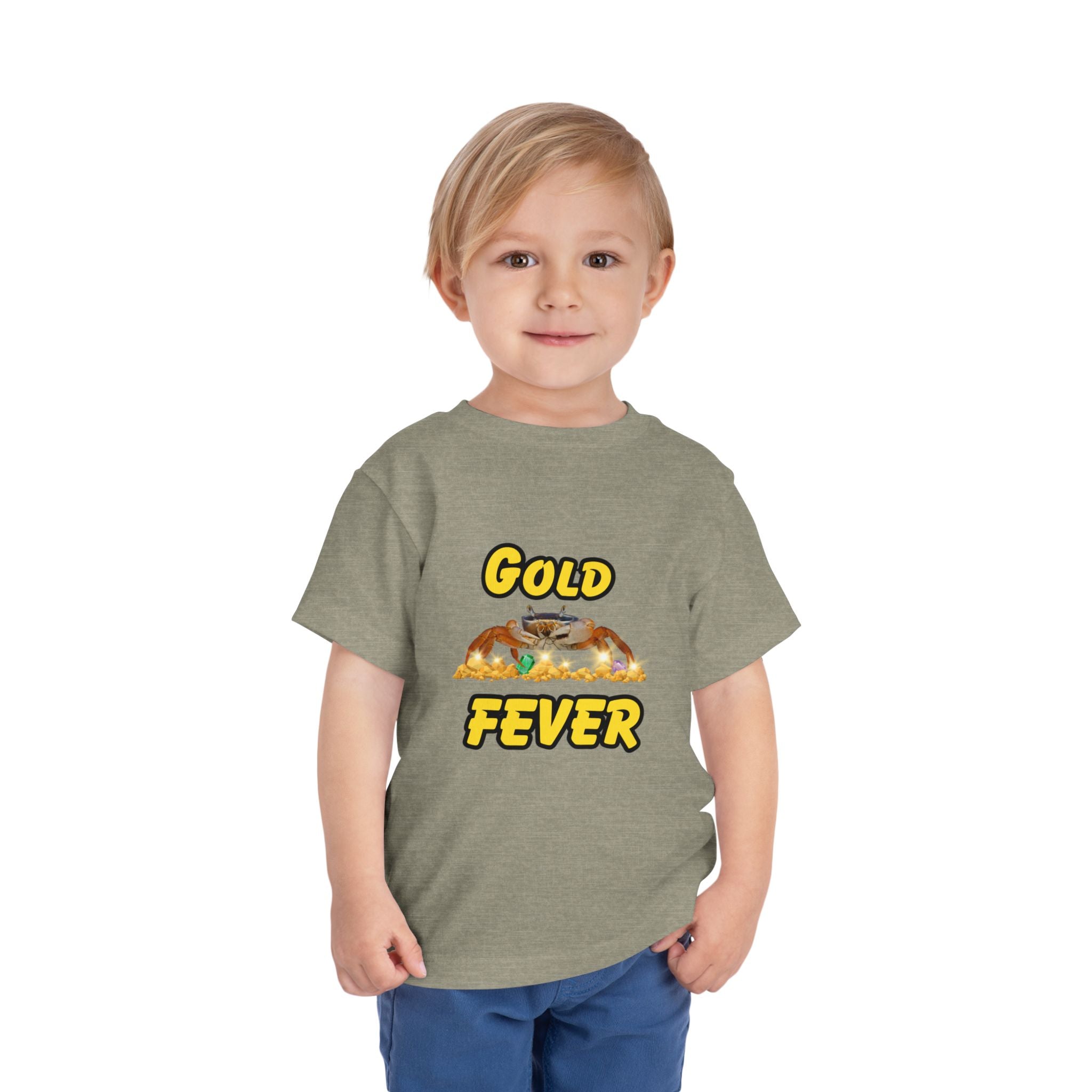 Gold Fever Toddler Tee, Fun Kids T-Shirt, Gift for Little Adventurers, Birthday Present, Gold Rush Theme Shirt, Casual Playwear