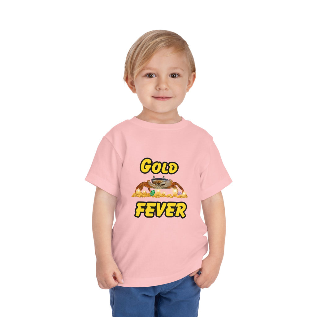 Gold Fever Toddler Tee, Fun Kids T-Shirt, Gift for Little Adventurers, Birthday Present, Gold Rush Theme Shirt, Casual Playwear