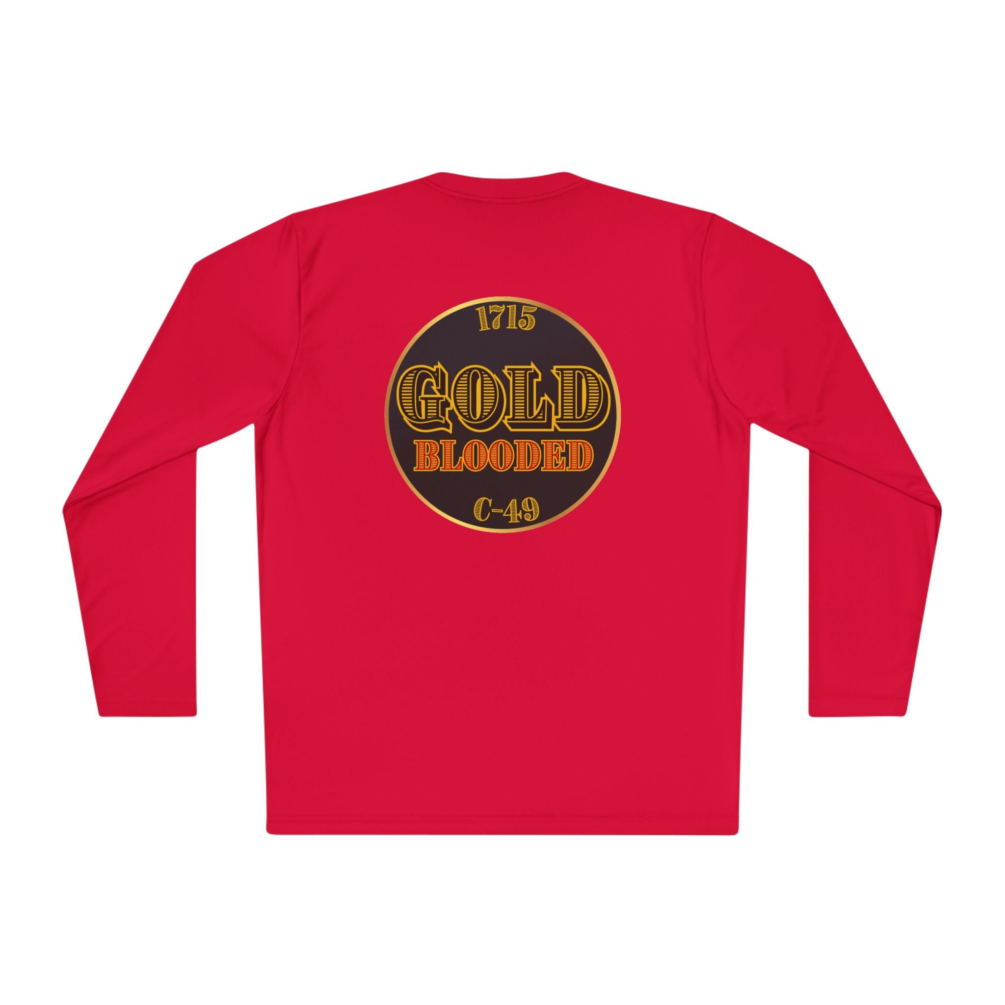 Gold Blooded C-49 Official 2025 Crew Shirt - Rash Guard Style Long Sleeve