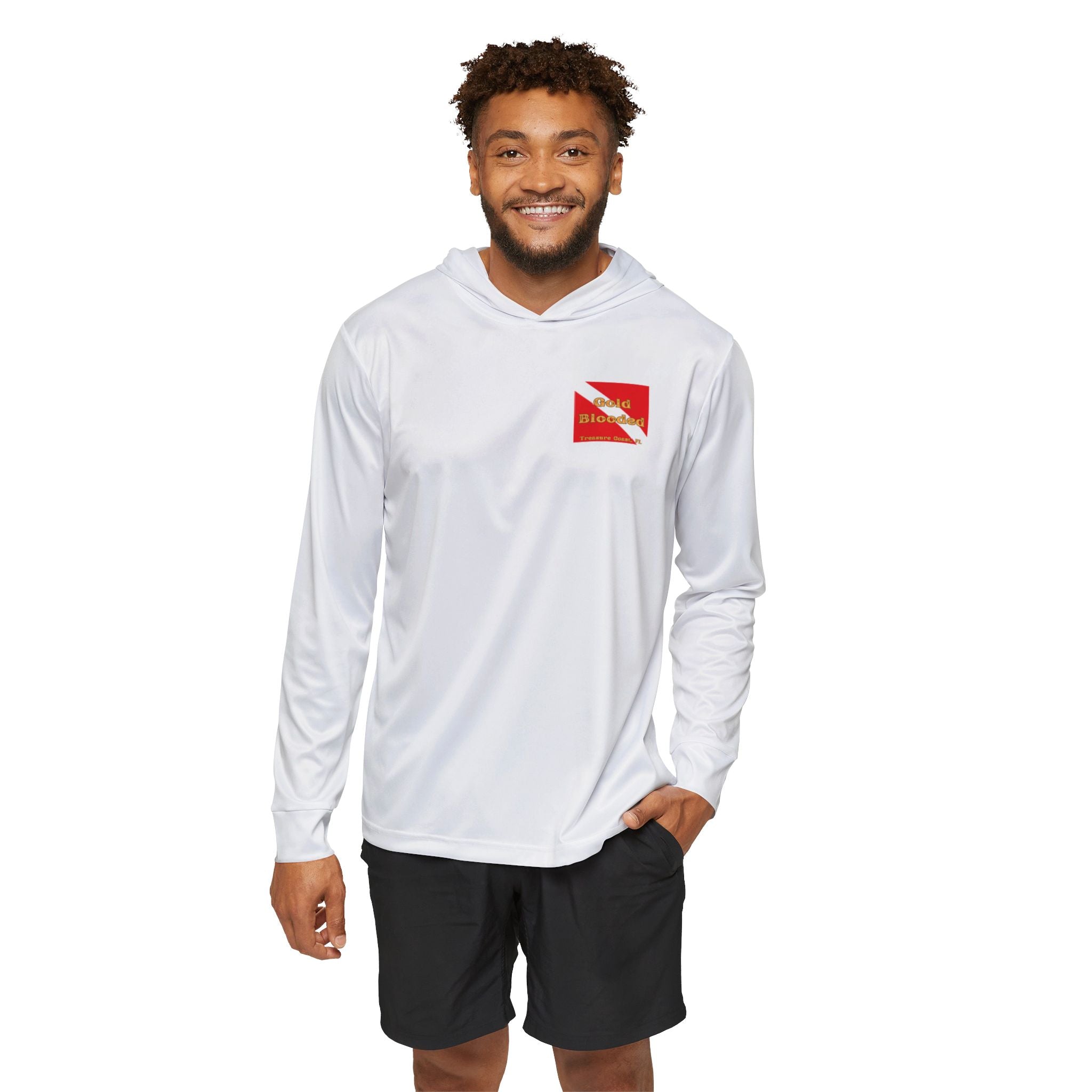 Official C-49 Gold Blooded Crew Rash Guard Hoodie - Lightweight Activewear