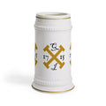 1715 Fleet - Queens Jewels Gold Accented Beer Stein Mug - Perfect for Celebrations & Gatherings