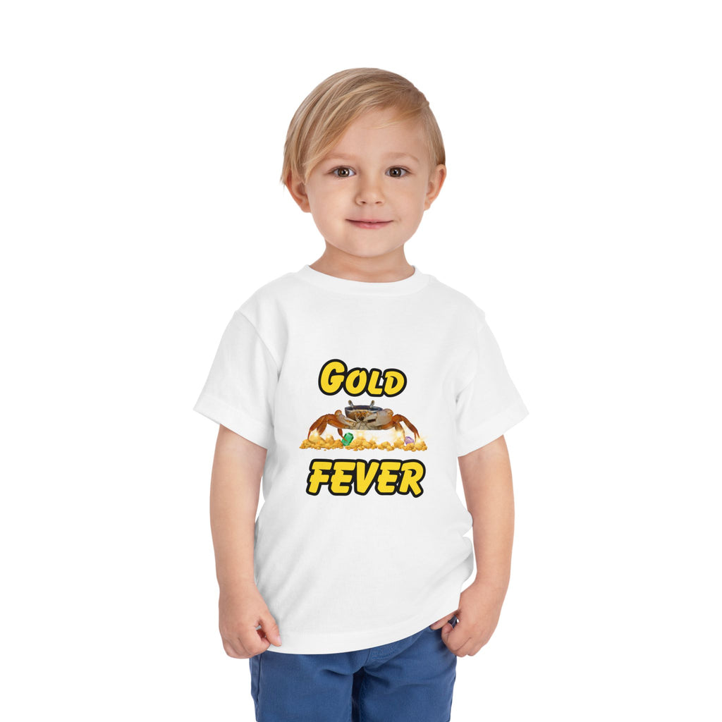 Gold Fever Toddler Tee, Fun Kids T-Shirt, Gift for Little Adventurers, Birthday Present, Gold Rush Theme Shirt, Casual Playwear