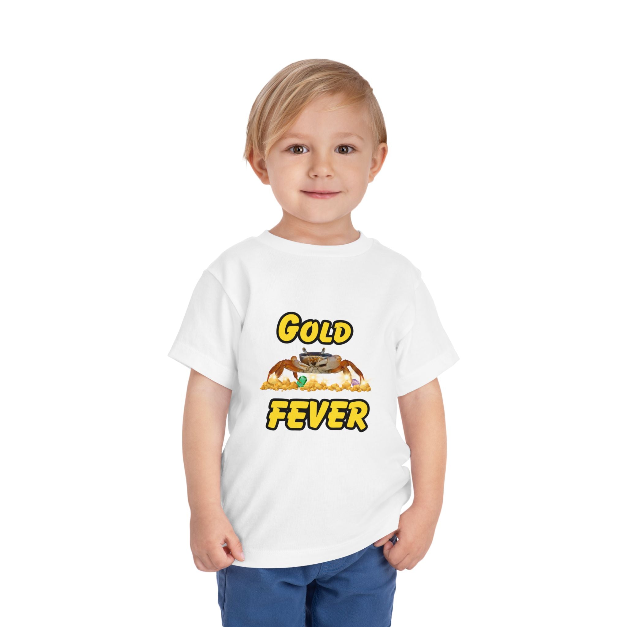 Gold Fever Toddler Tee, Fun Kids T-Shirt, Gift for Little Adventurers, Birthday Present, Gold Rush Theme Shirt, Casual Playwear