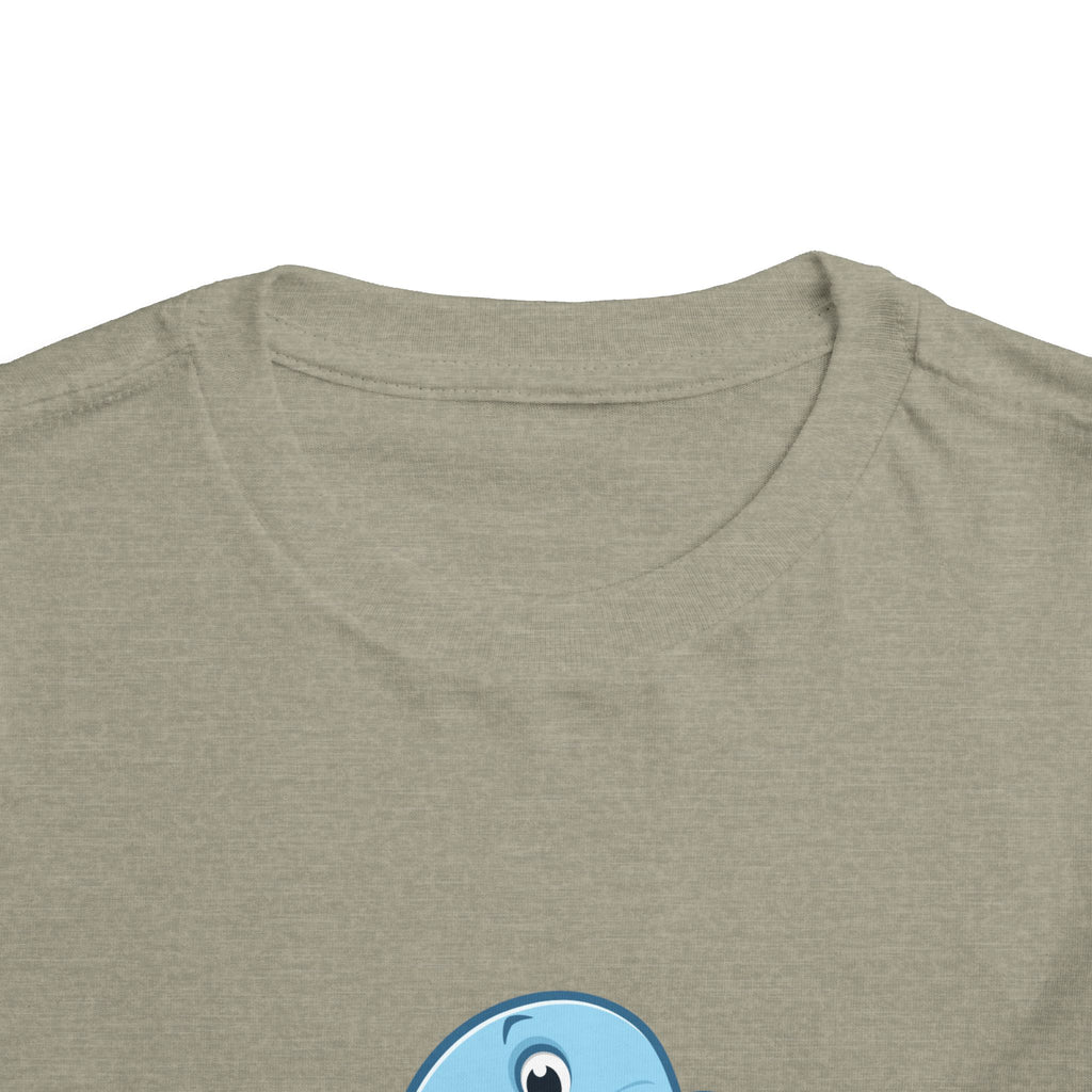 Cute Gold Grabbing Porpoise Toddler Tee