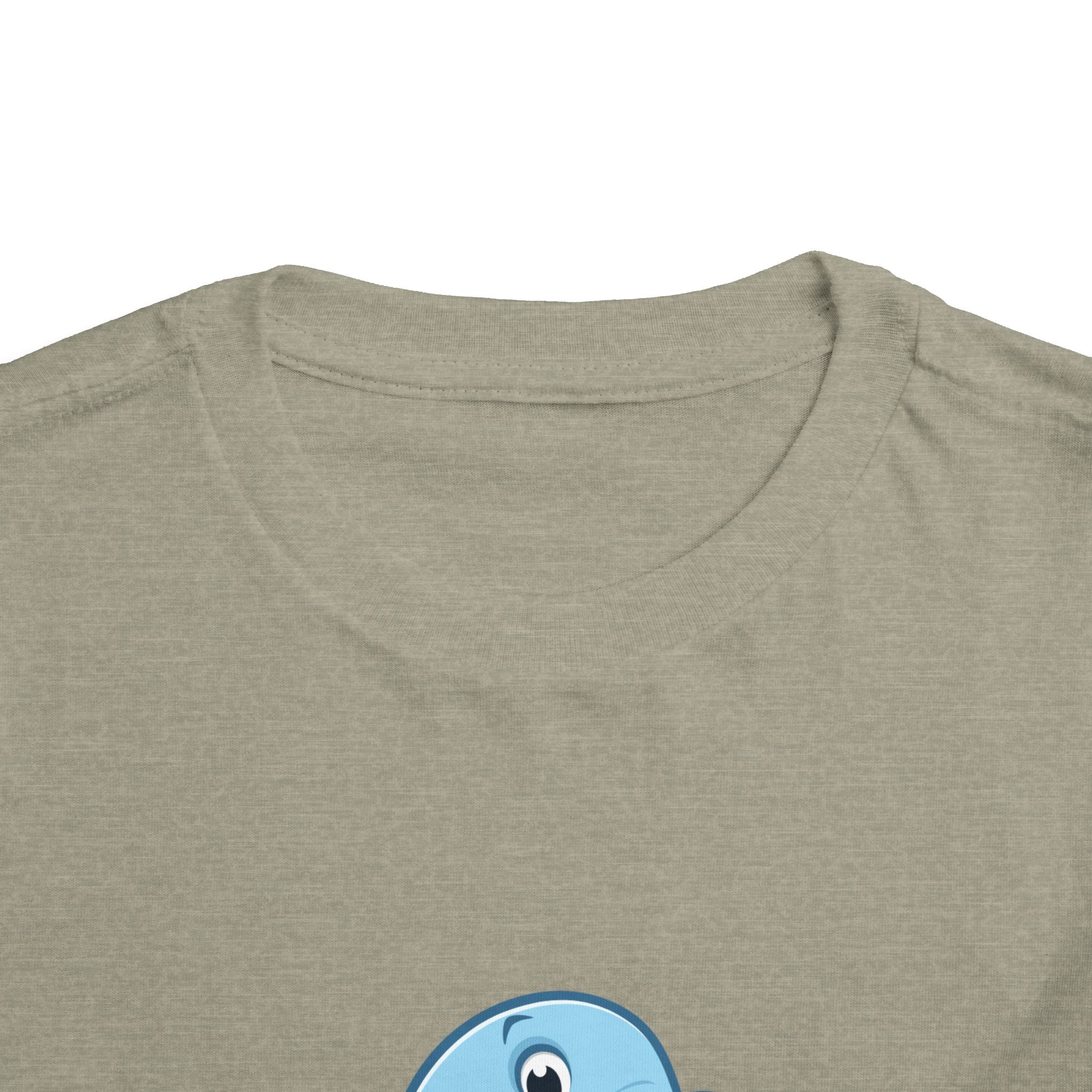 Cute Gold Grabbing Porpoise Toddler Tee