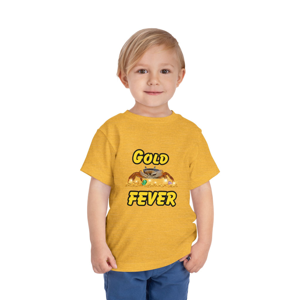 Gold Fever Toddler Tee, Fun Kids T-Shirt, Gift for Little Adventurers, Birthday Present, Gold Rush Theme Shirt, Casual Playwear