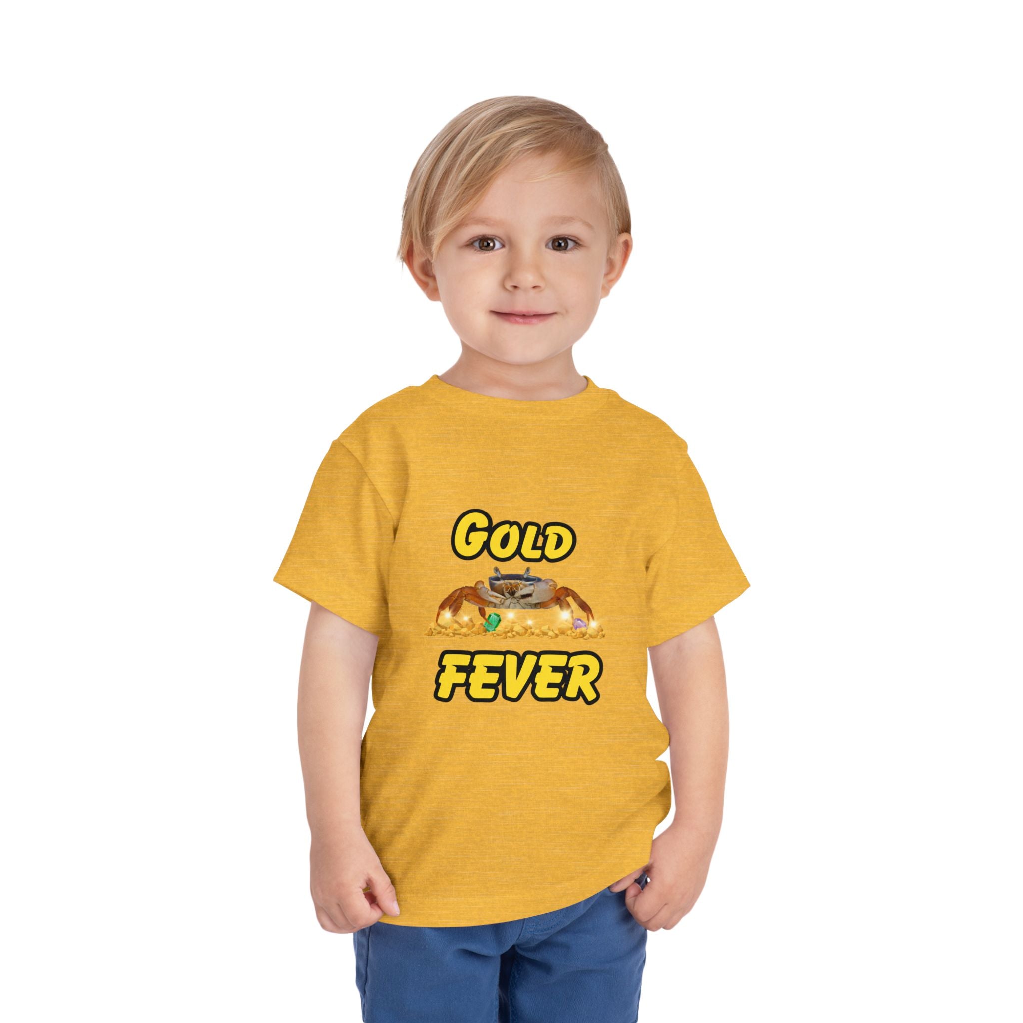 Gold Fever Toddler Tee, Fun Kids T-Shirt, Gift for Little Adventurers, Birthday Present, Gold Rush Theme Shirt, Casual Playwear