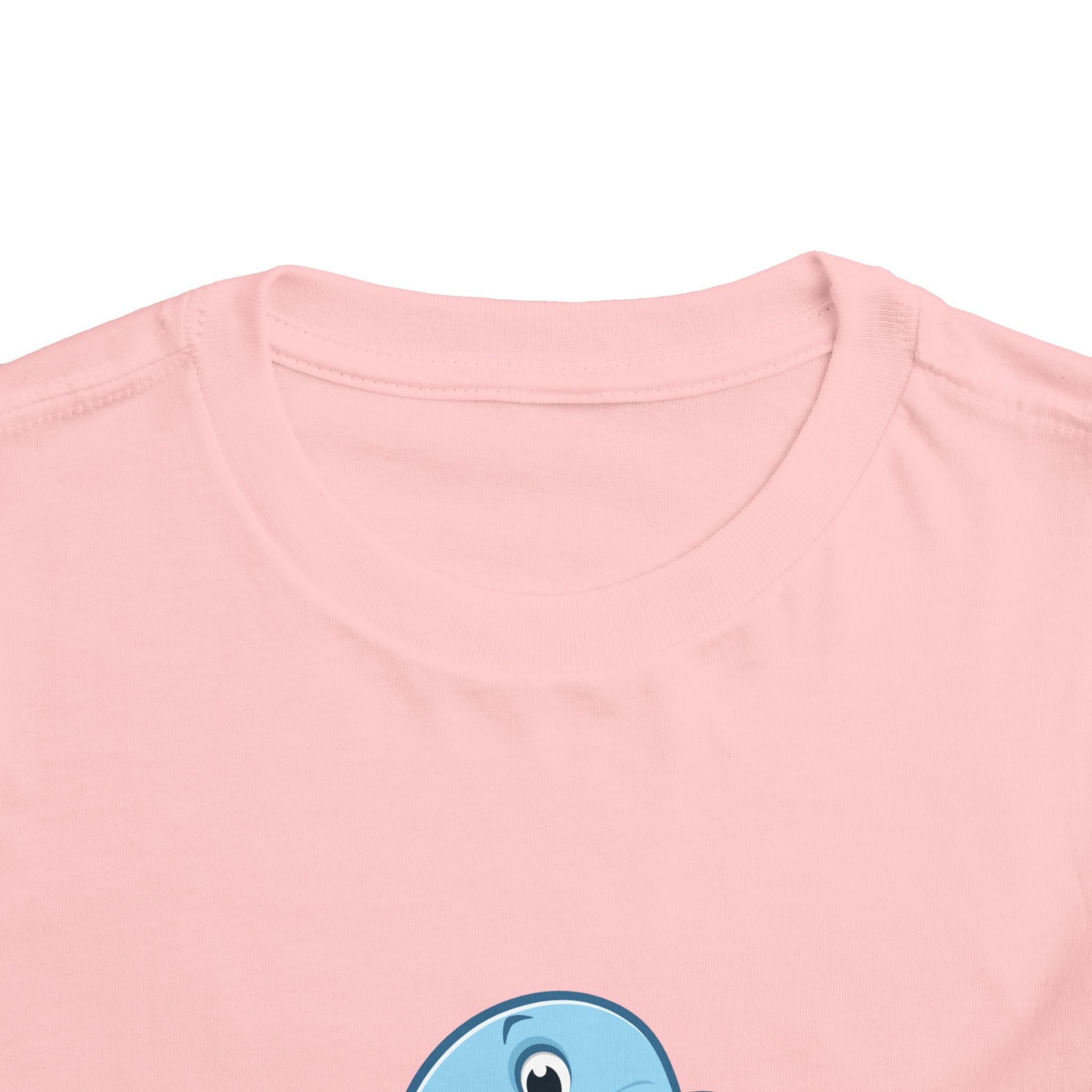 Cute Gold Grabbing Porpoise Toddler Tee