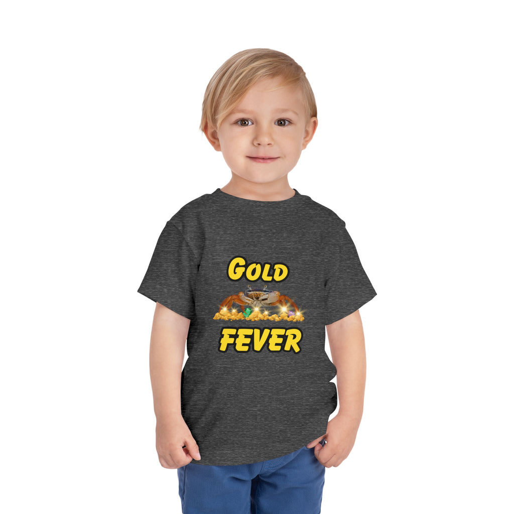 Gold Fever Toddler Tee, Fun Kids T-Shirt, Gift for Little Adventurers, Birthday Present, Gold Rush Theme Shirt, Casual Playwear