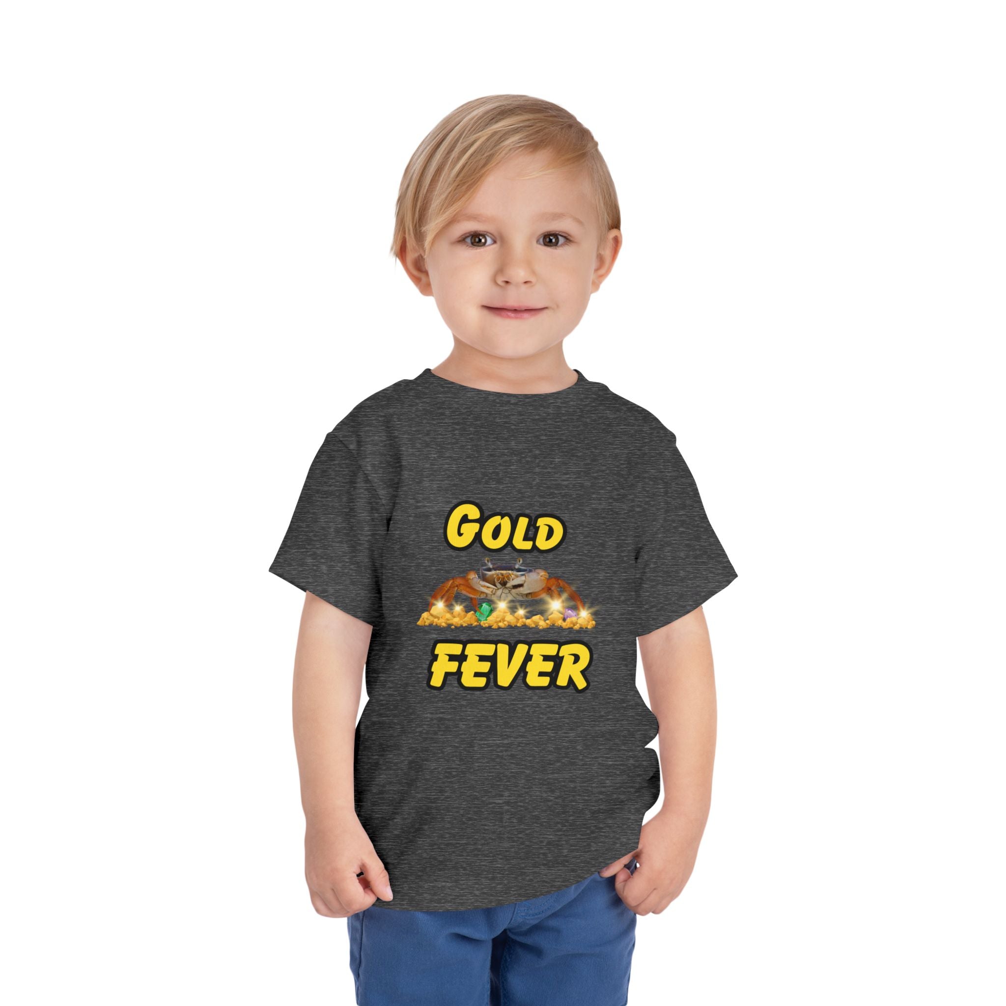 Gold Fever Toddler Tee, Fun Kids T-Shirt, Gift for Little Adventurers, Birthday Present, Gold Rush Theme Shirt, Casual Playwear