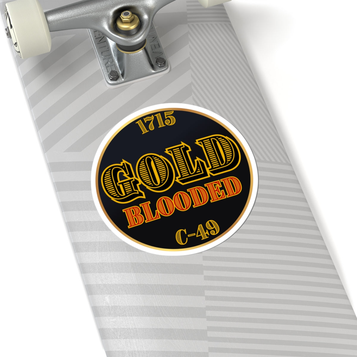 Official Gold Blooded - C-49 - Kiss-Cut Stickers - High Quality Vinyl
