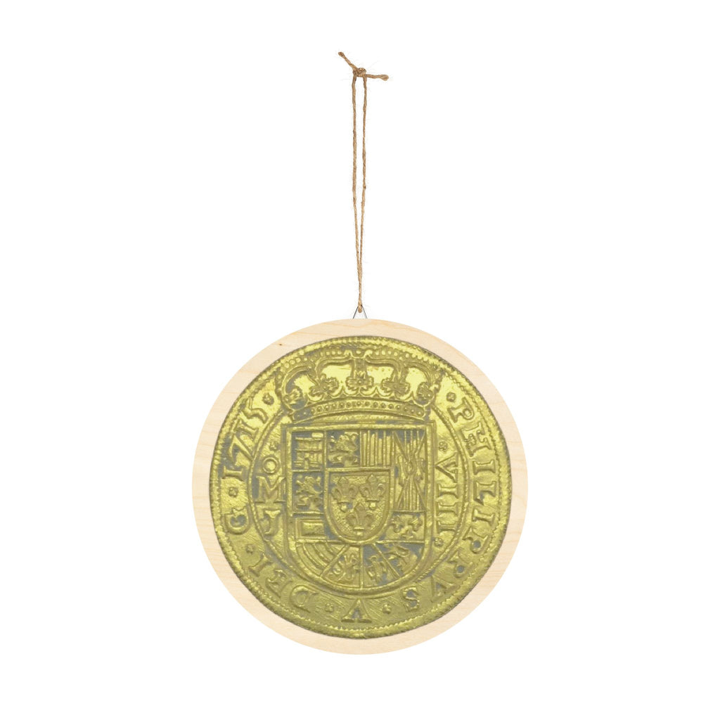 1715 Tricentennial Royal Eight Escudos Wooden Wall Art