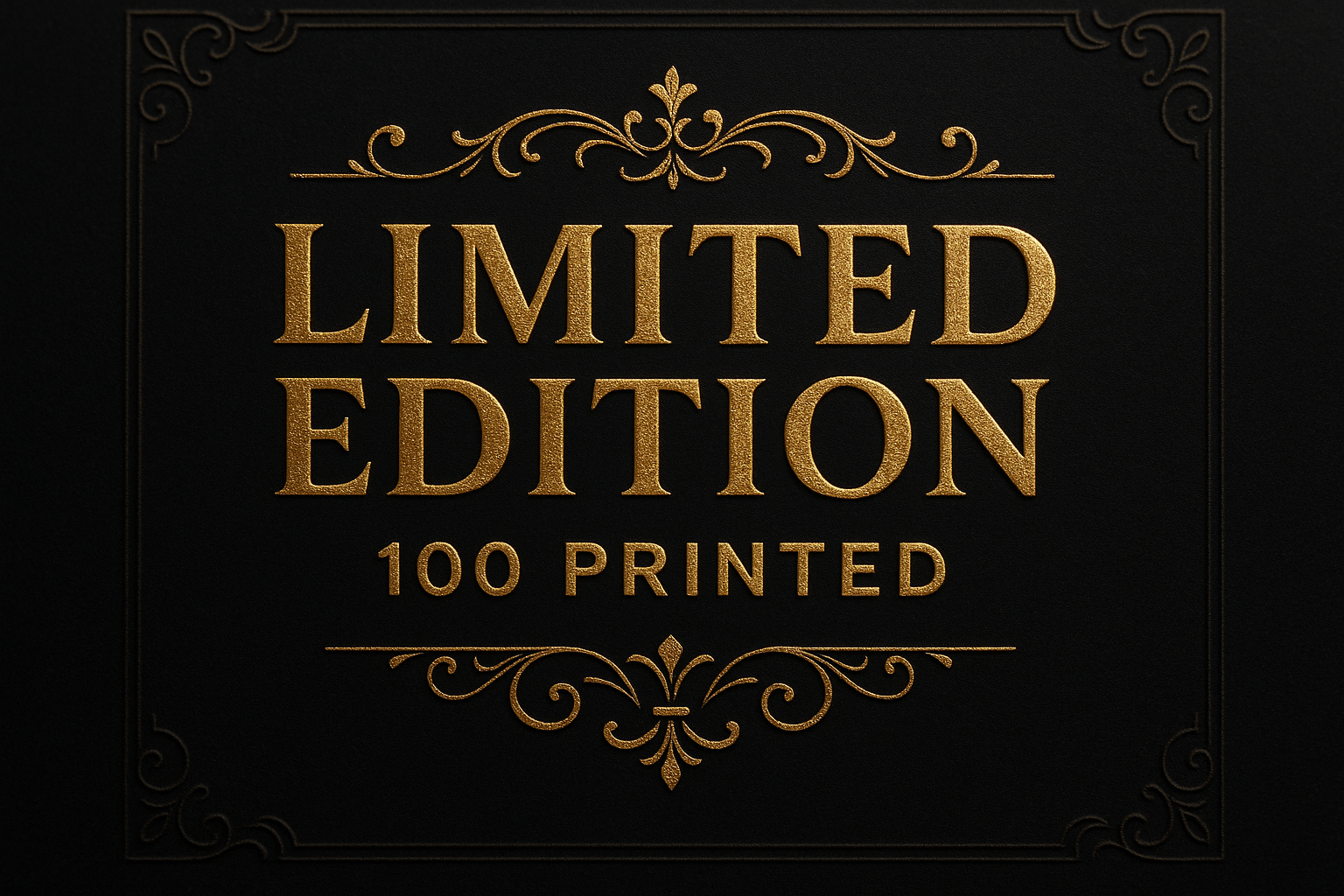 change no. 50/100 to only 100 printed